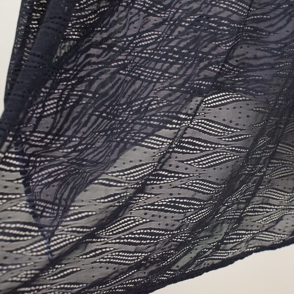 Chico's Animal Print Asymmetrical Tunic Sheer Top Zebra Pool Cover Up Classic 12 - Picture 7 of 10